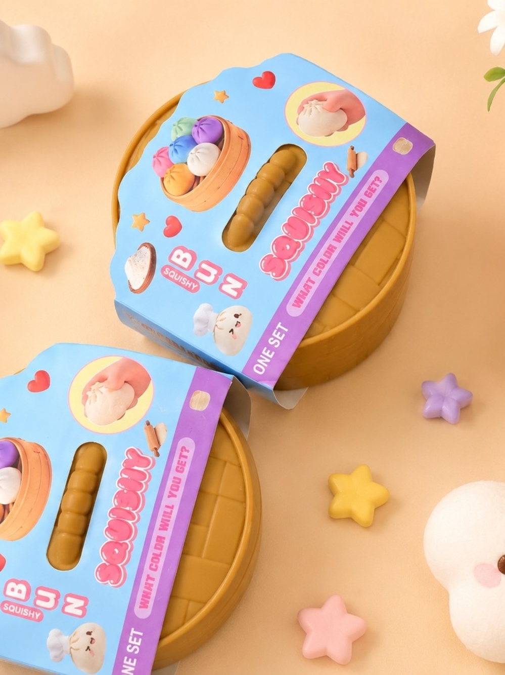 2 Mini Squishy Buns